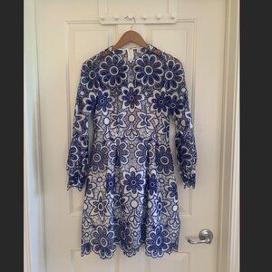 Pearl by Lela Rose: Floral Lace A-line dress size 2